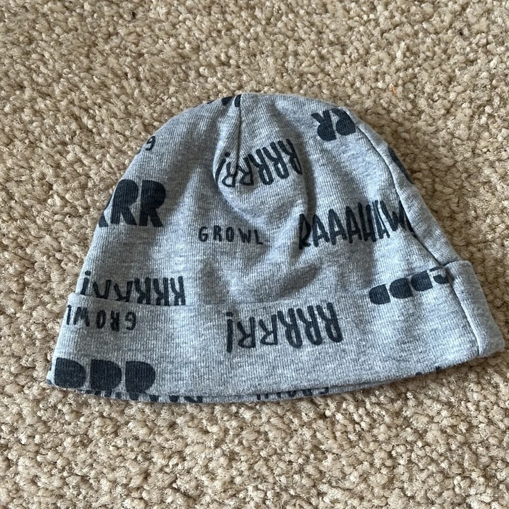 Grey 0-3M Dinosaur Onesie